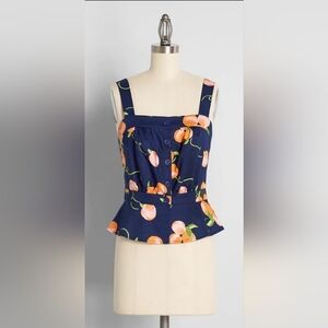 ModCloth - Peach Print 🍑 Shirt